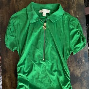 Michael Kors MK half zip fitted polos size s (2)